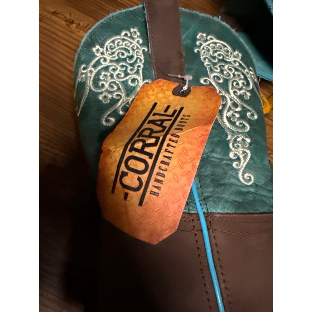Corral Women's Western Embroidered Cowgirl Boots Size 11M New with Tag - Picture 2 of 6